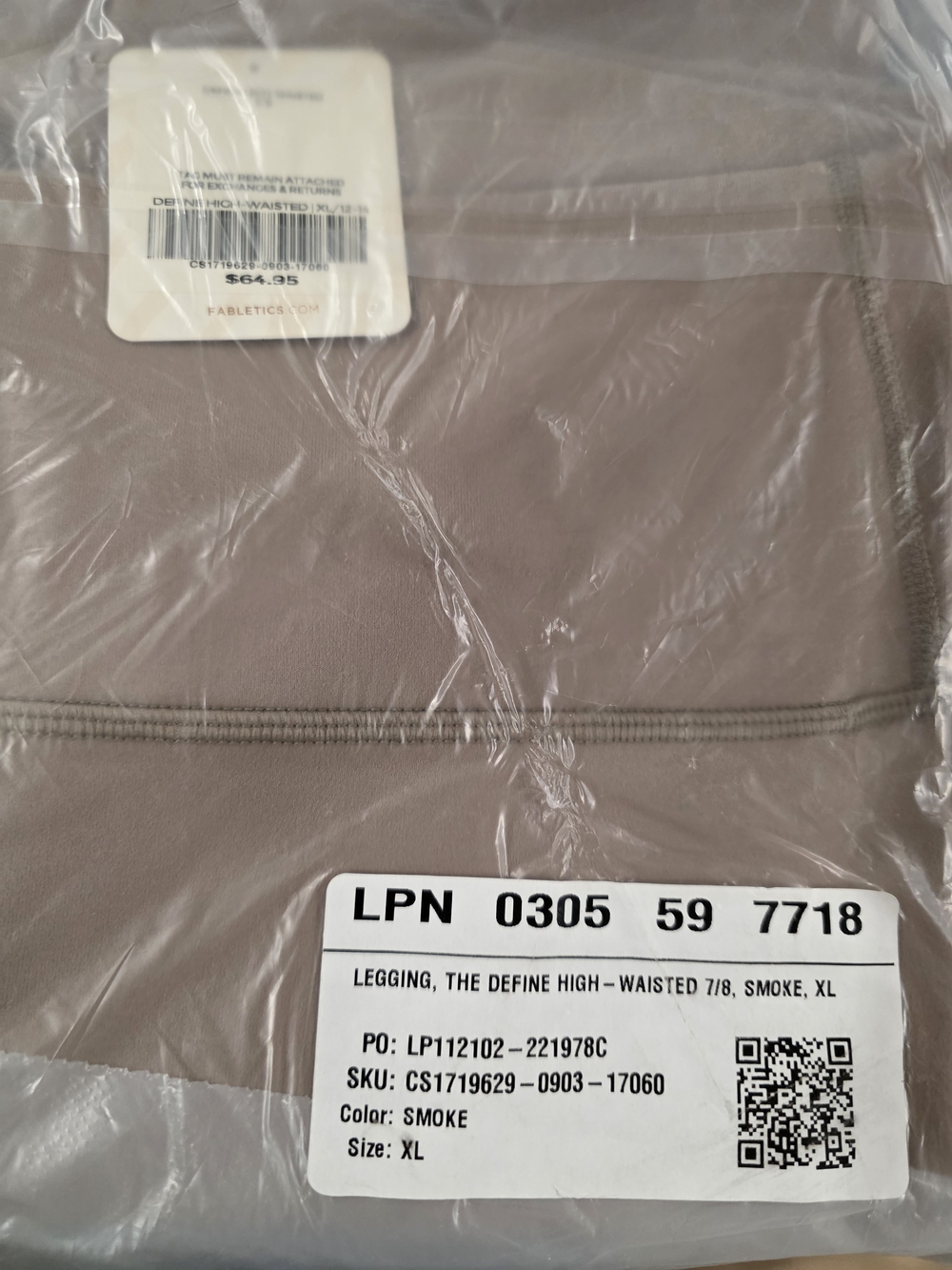 Fabletics Smoke High-Waisted 7/8 Leggings